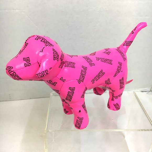 PINK Victoria's Secret Other - Victoria Secrets Pink Stuffed Plush Vinyl Dog 2015